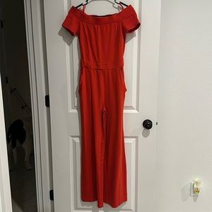 Super cute red jumpsuit